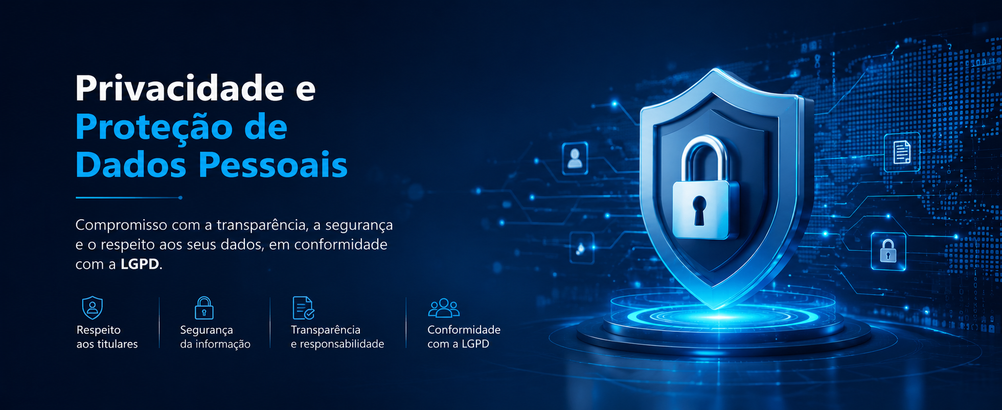PRIVACIDADE E PROTEÇÃO DE DADOS